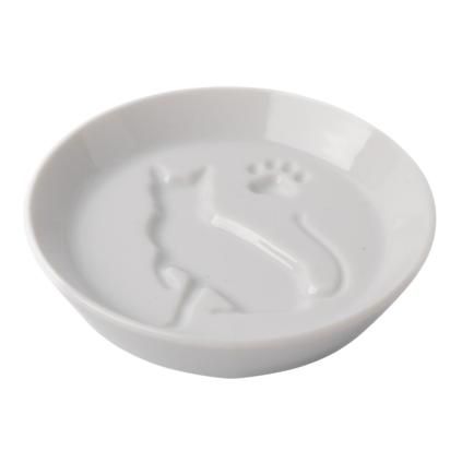 Miska na omáčku CAT, bílá, keramika, MIJ