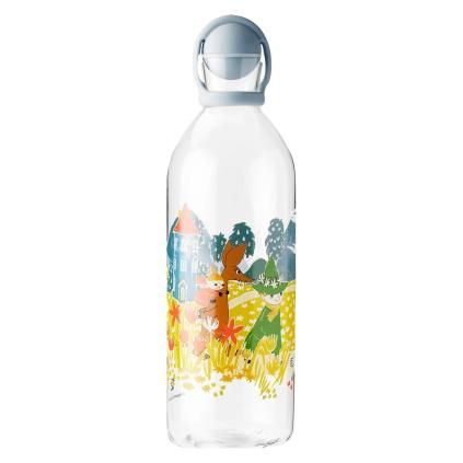 Karafa na vodu COOL-IT MOOMIN SKY 1,5 l, modrá, sklo, RIG-TIG