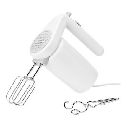 Ruční šlehač FOODIE 19 cm, bílá, plast, RIG-TIG