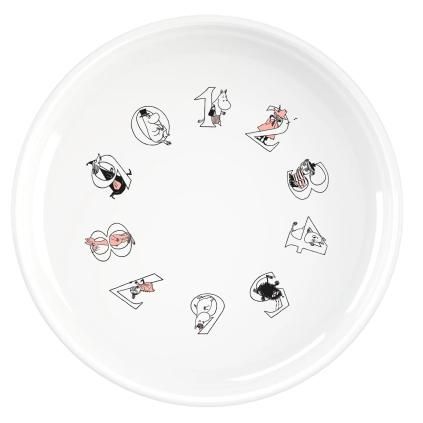 Plastová miska MOOMIN ABC 15 cm, lososová, RIG-TIG