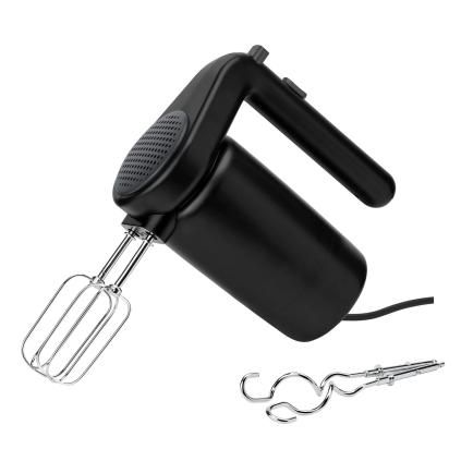 Ruční šlehač FOODIE 19 cm, černá, plast, RIG-TIG