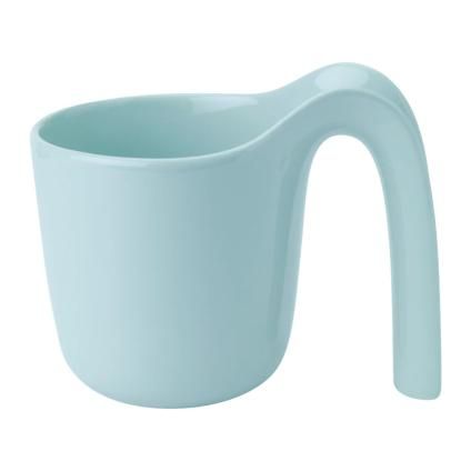 Hrnek OLE 250 ml, světle modrá, kamenina, RIG-TIG
