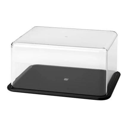 Dóza na sýr CONTAIN-IT 23 cm, černá, plast, RIG-TIG