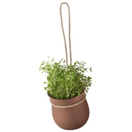 Samozavlažovací květináč GROW-IT 13 cm, terracotta, silikon, RIG-TIG