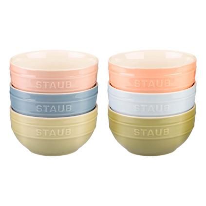 Jídelní miska 700 ml, sada 6 ks, keramika, Staub