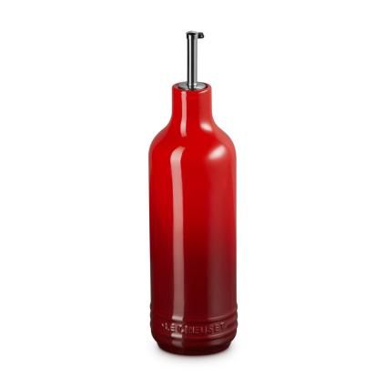Dávkovač oleje SIGNATURE 600 ml, CERISE, kamenina, Le Creuset