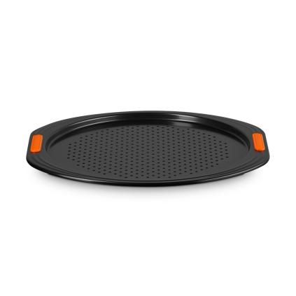 Forma na pizzu 33 cm, černá, ocel, Le Creuset