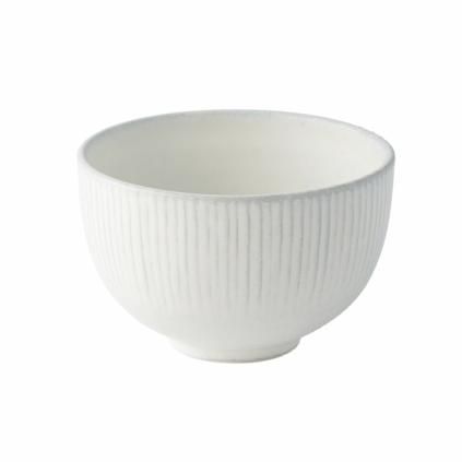 Jídelní miska SNOW LEAF 10 cm, 200 ml, bílá, keramika, MIJ