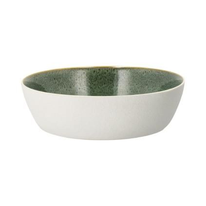 Mísa na polévku GASTRO 18 cm, 850 ml, bílá / zelená, kamenina, Bitz