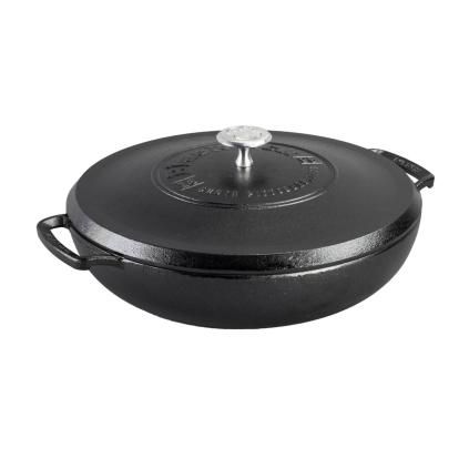 Nízký kastrol BLACKLOCK 30 cm, 3,7 l, litina, Lodge