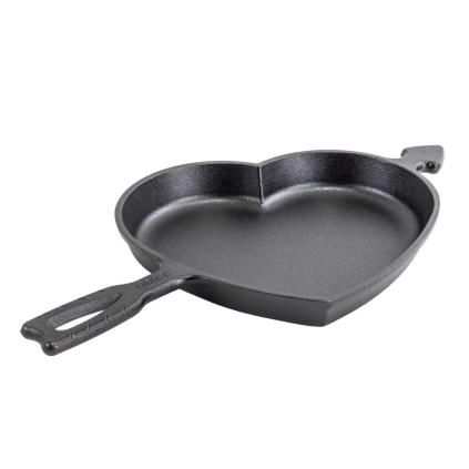 Forma na koláč 24 cm, srdce, litina, Lodge
