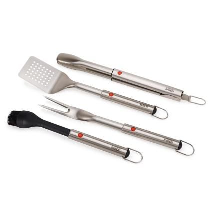 Grilovací náčiní GRILLOUT 2000001, sada 4 ks, nerezová ocel, Joseph Joseph