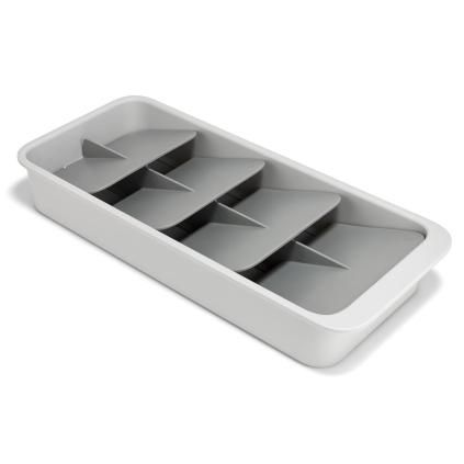 Organizér na příbory DRAWERSTORE 8500012 40 x 17 cm, šedá, plast, Joseph Joseph