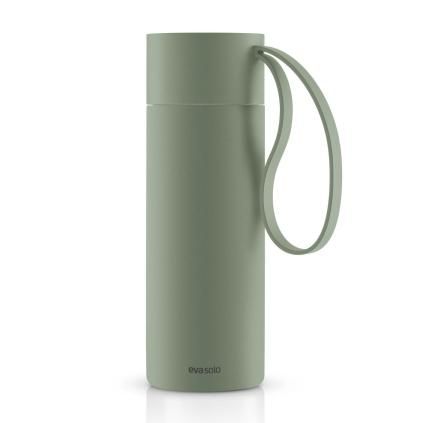 Cestovní hrnek TO GO 350 ml, zelená bohyně, nerezová ocel, Eva Trio