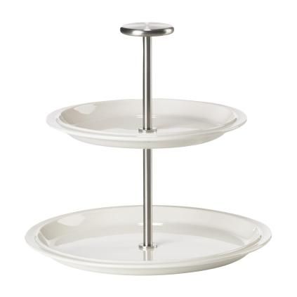 Etažér EAU 20 cm, bílá, porcelán, Zone Denmark