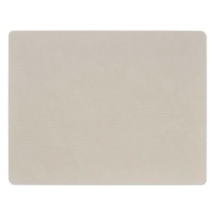 Prostírání SQUARE CORDUROY 35 x 45 cm, ústřicově bílá, kůže, LIND DNA
