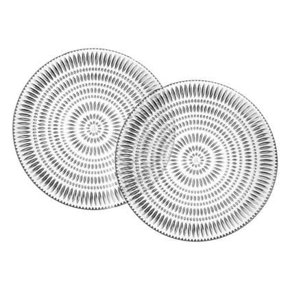 Jídelní talíř ETHNO 28 cm, sada 2 ks, sklo, Nachtmann