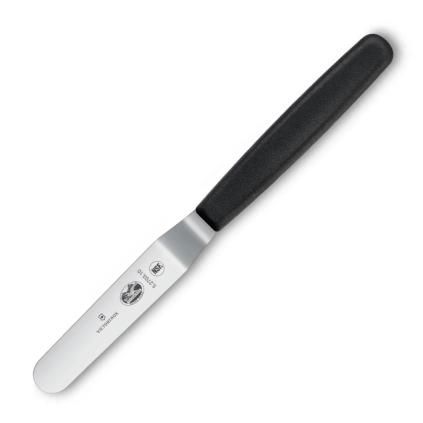 Cukrářská špachtle 8 cm, zahnutá, černá, nerezová ocel, Victorinox
