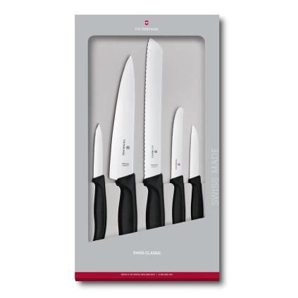 Sada nožů SWISS CLASSIC, sada 5 ks, plast, Victorinox