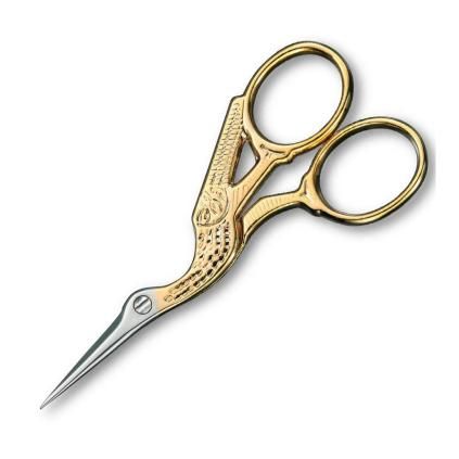 Vyšívací nůžky 9 cm, zlatá, kov, Victorinox