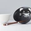 Jídelní miska CAT FACE DESIGN 400 ml, sada 2 ks, s hůlkami, MIJ