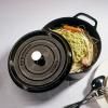 Kulatý hrnec, černá O 16 cm Staub