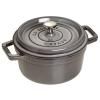 Kastrol 26 cm, grafitově šedá, litina, Staub