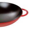 Wok 37 cm, grafitově šedá, litina, Staub