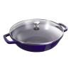 Wok 30 cm, tmavě modrá, litina, Staub