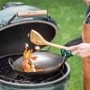 wok panev 40 cm s bambusovou spachtli big green egg 2
