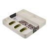 Organizér na příbory DRAWERSTORE COMPACT 85128, bílá / zelená, Joseph Joseph