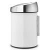 dotykovy odpadkovy kos touch bin brabantia bily 3 l 2