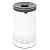 kos na pradlo s plastovym vikem brabantia bily 60 l 2