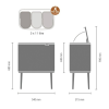 dotykovy odpadkovy kos bo touch bin brabantia bily 3 x 11 l 16