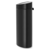 dotykovy odpadkovy kos touch bin new brabantia matny cerny 40 l 2