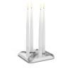 Set svícnů SQUARE CANDLE Höfats stříbrný 4 ks 10