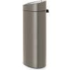 Dotykový odpadkový koš TOUCH BIN NEW Brabantia 23+10 l platinový 3