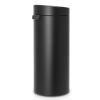 Dotykový odpadkový koš TOUCH BIN NEW 30 l, minerální černá, Brabantia
