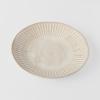 Jídelní talíř RIDGED ALABASTER 25 cm, MIJ