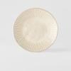 Jídelní talíř RIDGED ALABASTER 25 cm, MIJ