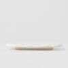Talíř na sushi a sashimi SHELL WHITE SLAB 16 x 11 cm, MIJ