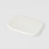 Talíř na sushi a sashimi SHELL WHITE SLAB 16 x 11 cm, MIJ