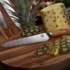 Plátkovací nůž SOK OLIVE SUNSHINE DAMASCUS 19 cm, Dellinger