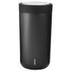 Termohrnek TO GO CLICK 200 ml, lesklá černá, Stelton