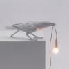 Stolní lampa BIRD PLAYING 33 cm, bílá, Seletti
