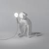 Stolní lampa MONKEY SITTING 32 cm, bílá, Seletti
