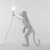 Stolní lampa MONKEY STANDING 54 cm, bílá, Seletti