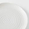 Jídelní talíř WHITE SPIRAL 29,5 cm, bílá, MIJ