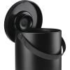 Nádoba na bio odpad CIRCULAR 22 + 12 l, černá, plast, Zone Denmark
