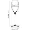 Sklenice na bílé víno VELOCE 347 ml, sada 2 ks, Riedel